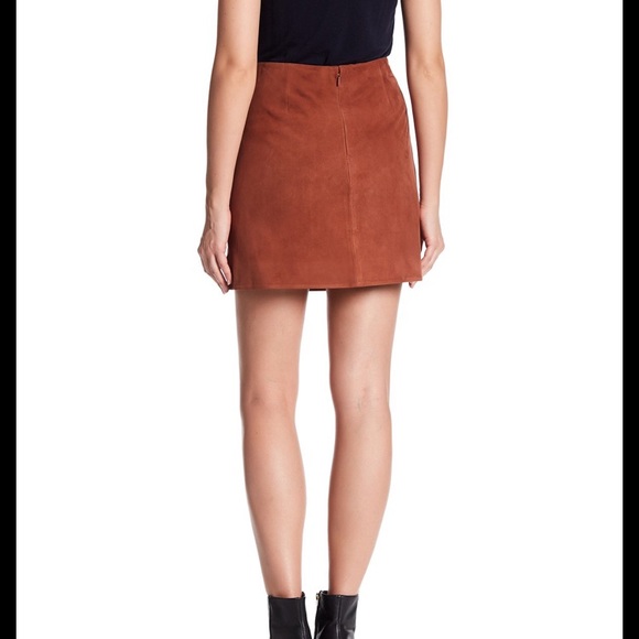 LaMarque Scholastic Suede Lace-Up Skirt Size 0 - Picture 2 of 5